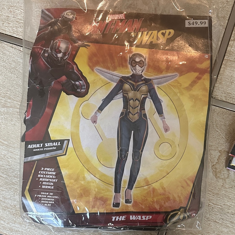 Marvel The Wasp Womens Costume - Black and Gold